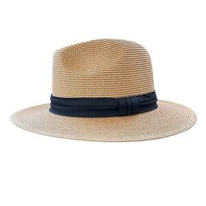 Panama Beach Hat Adjustable Fit Detachable Chin Strap Unisex Sun Hat UPF 80+ NWT